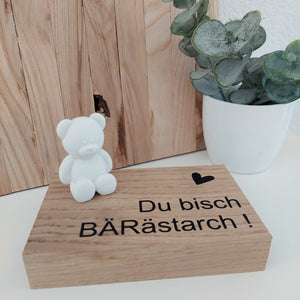 Geschenkset / Mitbringsel "Du bisch BÄRästarch"