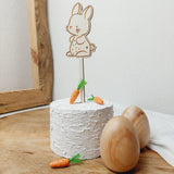 Cake-Topper Herzhäschen