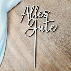 Cake-Topper "Alles Gute"