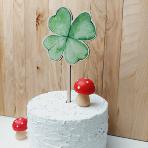 Cake-Topper "Glücksklee"