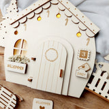 Wichtel-Tür / -Haus beleuchtet (Set)