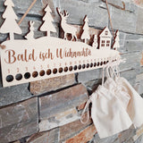 Adventskalender/-Countdown Winterzauber (auch mit Wunschgravur)