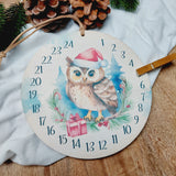 Adventskalender/-Countdown rund (mit Wunschbild)