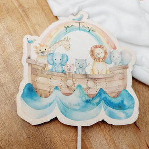 Cake-Topper "zur Taufe - Arche"