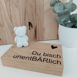 Geschenkset / Mitbringsel "Du bisch unentBÄRlich"