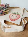 Baumwoll-Tasche "Erdbeere"