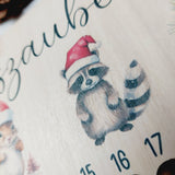 Adventskalender Adventszauber (auch mit Wunschmotiv möglich)