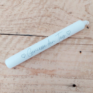 Stabkerze "Geniesse den Tag"
