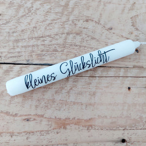 Stabkerze "kleines Glückslicht"