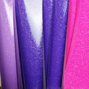 Folia Glitterpapier - fuchsia, lila, violett