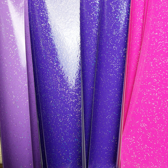 Folia Glitterpapier - fuchsia, lila, violett