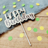 Cake-Topper "Happy Birthday"