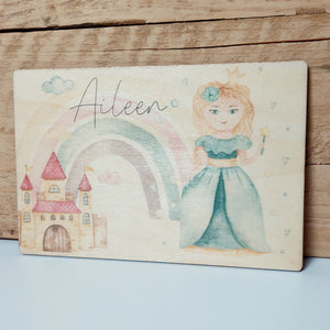 Holzschilder "Prinzessinnen"